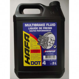 Liquide de frein HAFA DOT4 | Bidon de 5 litres