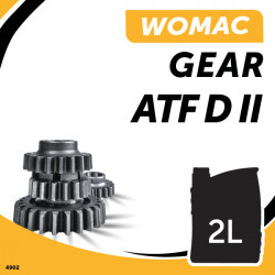 Huile de boite automatique, pont et direction assistée WOMAC GEAR ATF D2 | Bidon de 2 litres