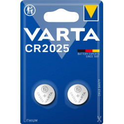 VARTA PILE CR2025 BLISTER DE 2 piles pour appareils
