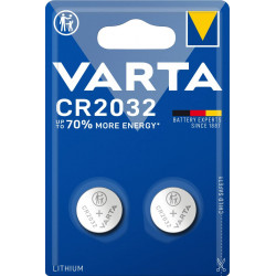 VARTA PILE CR2032 BLISTER DE 2 piles pour appareils