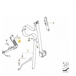Rétracteur ceinture gauche (5)