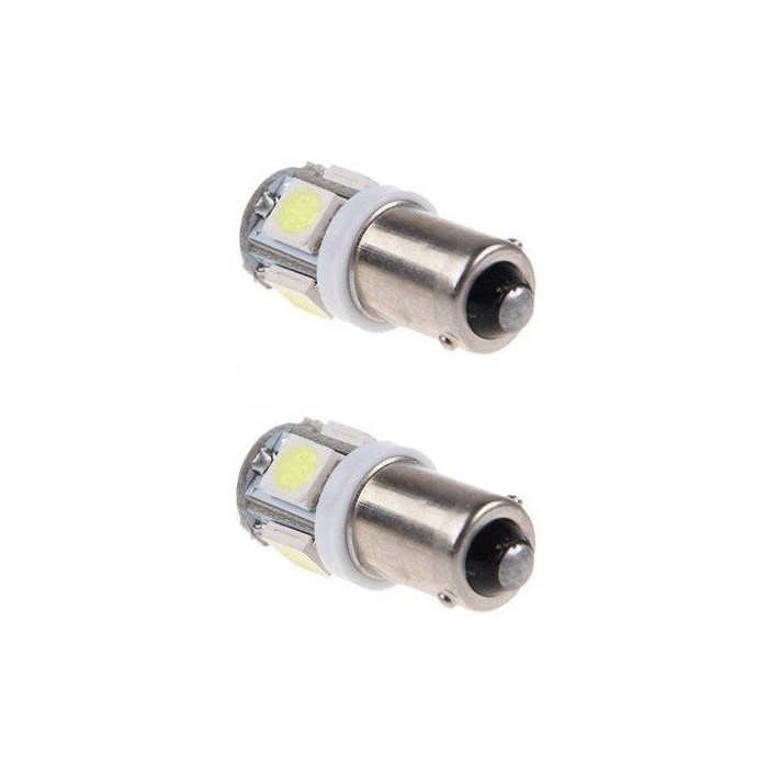 2 Ampoules veilleuses à led effet Xenon T11 BA9S